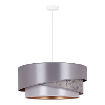 Duolla - Luster na lanku KOBO 1xE27/15W/230V pr. 45 cm strieborná/zlatá