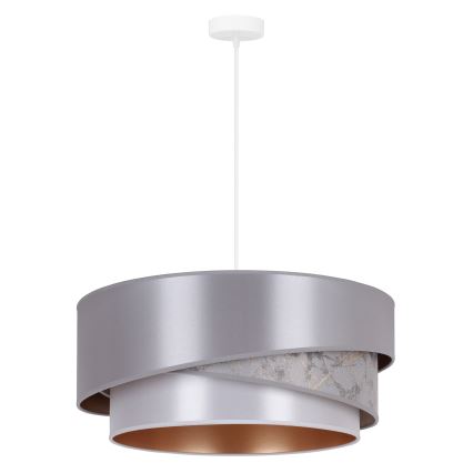 Duolla - Luster na lanku KOBO 1xE27/15W/230V pr. 45 cm strieborná/zlatá