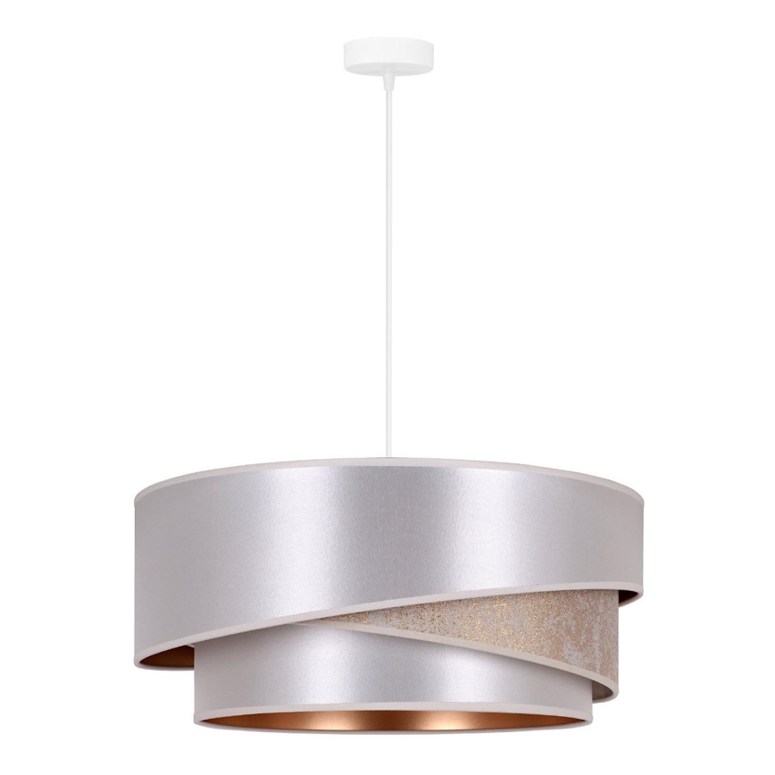 Duolla - Luster na lanku KOBO 1xE27/15W/230V pr. 45 cm strieborná/zlatá