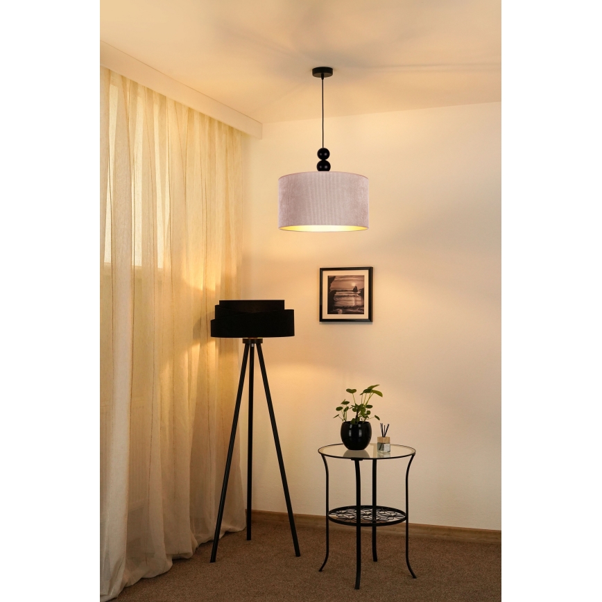 Duolla - Luster na lanku LYON 1xE27/15W/230V pr. 40 cm béžová