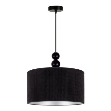 Duolla - Luster na lanku LYON 1xE27/15W/230V pr. 40 cm čierna