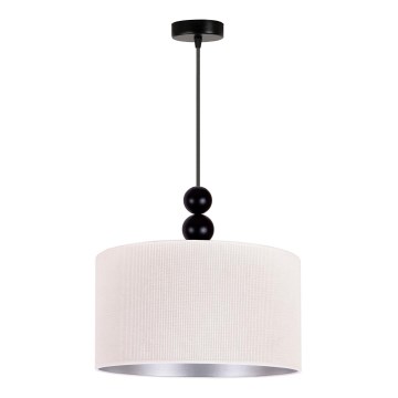 Duolla - Luster na lanku LYON 1xE27/15W/230V pr. 40 cm krémová