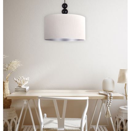 Duolla - Luster na lanku LYON 1xE27/15W/230V pr. 40 cm krémová