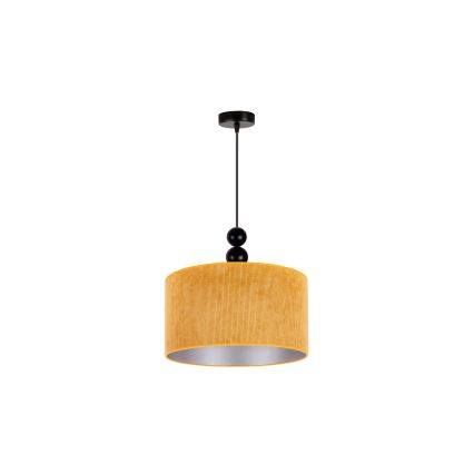 Duolla - Luster na lanku LYON 1xE27/15W/230V pr. 40 cm žltá