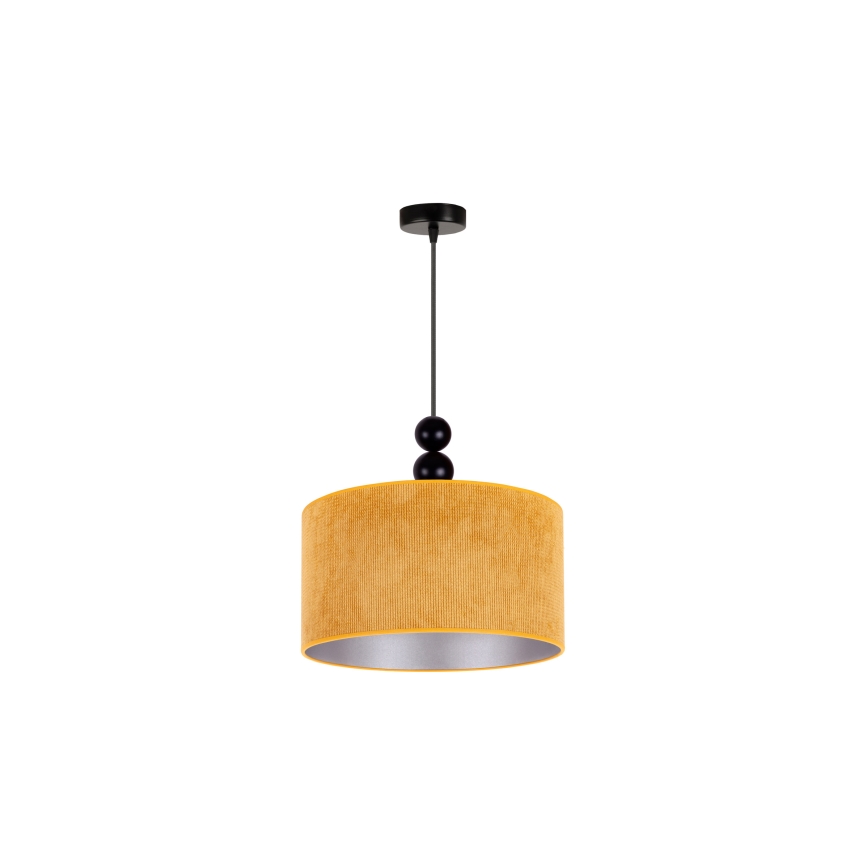Duolla - Luster na lanku LYON 1xE27/15W/230V pr. 40 cm žltá
