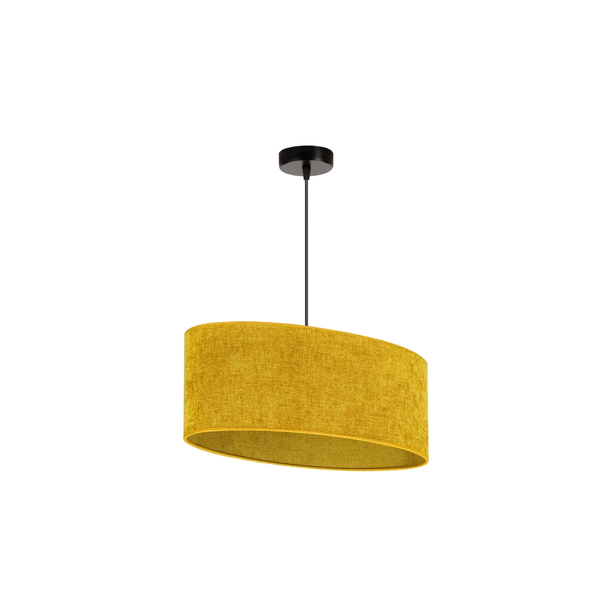 Duolla - Luster na lanku OVAL 1xE27/15W/230V hnedá