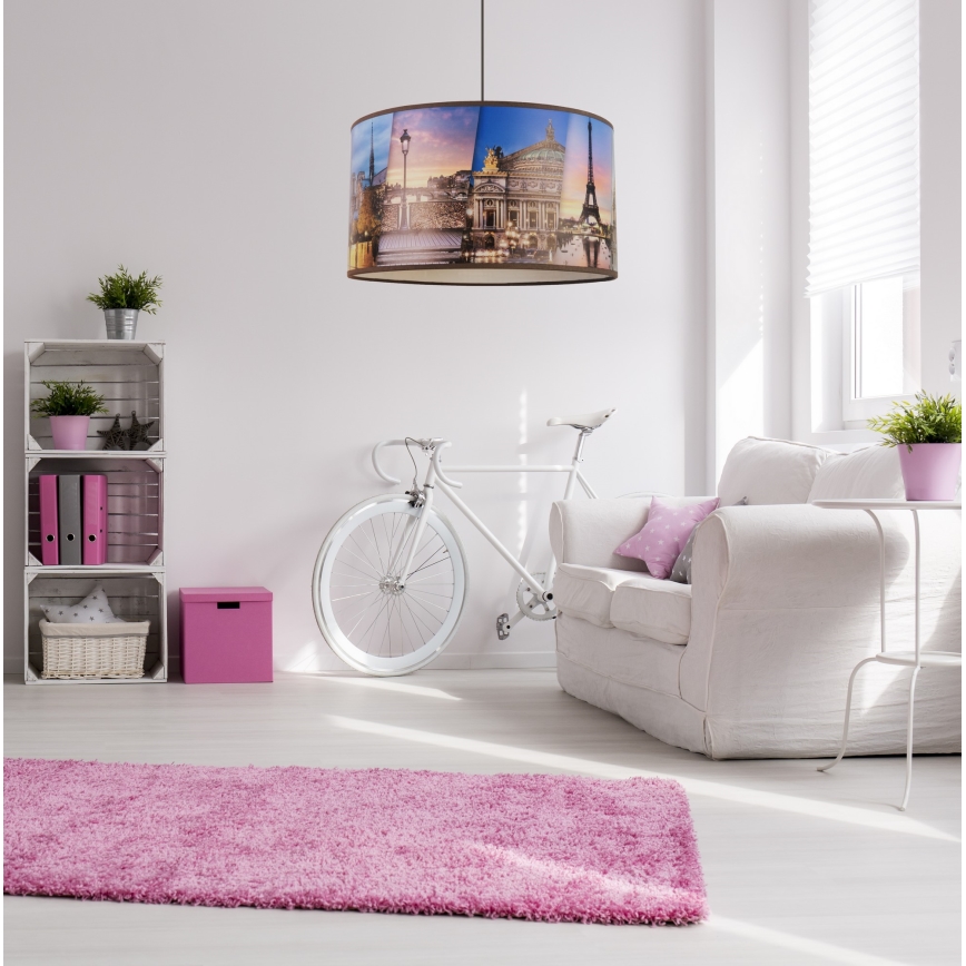 Duolla - Luster na lanku PARIS 1xE27/15W/230V pr. 35 cm