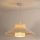 Duolla - Luster na lanku RIO RATTAN 1xE27/15W/230V pr. 45 cm béžová/ratan