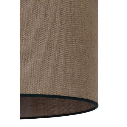 Duolla - Luster na lanku ROLLER 1xE27/15W/230V pr. 40 cm hnedá/čierna
