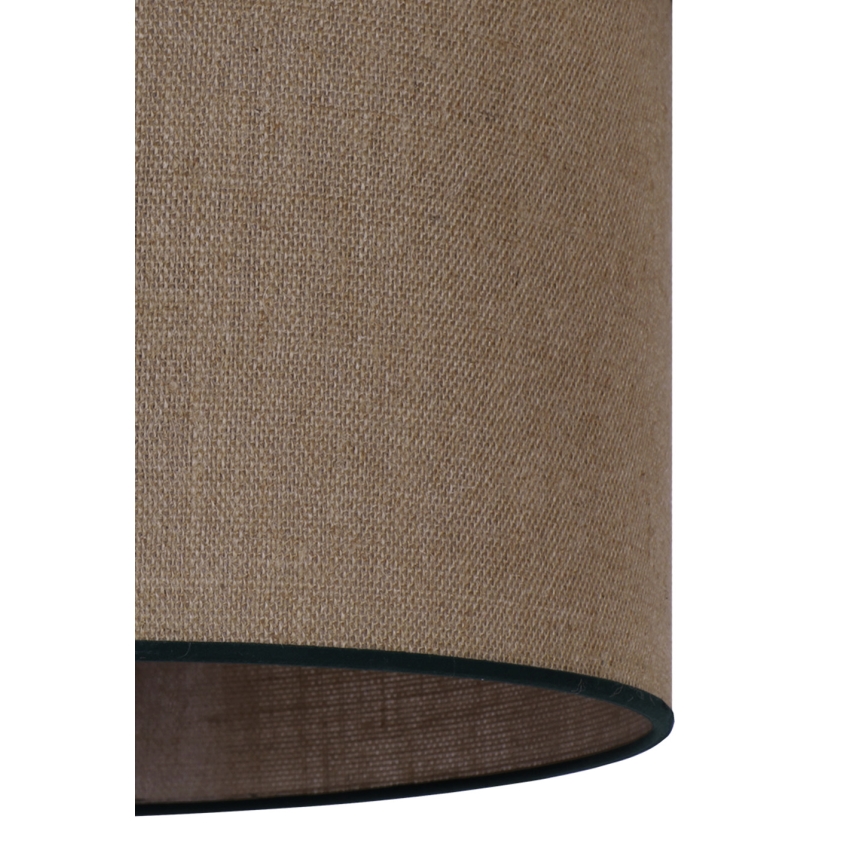 Duolla - Luster na lanku ROLLER 1xE27/15W/230V pr. 40 cm hnedá/čierna