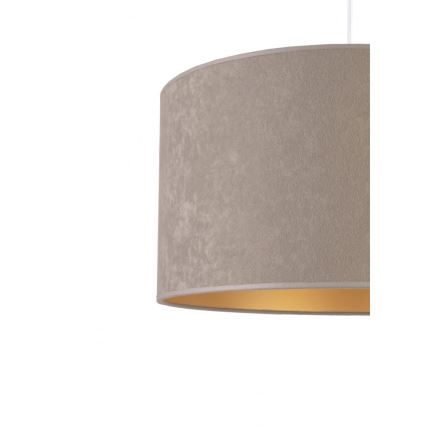 Duolla - Luster na lanku ROLLER 1xE27/40W/230V pr. 40 cm šedá