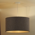Duolla - Luster na lanku ROLLER ECO RECYCLING 1xE27/15W/230V pr. 45 cm hnedá