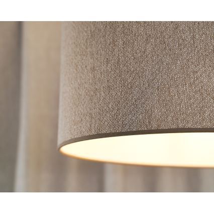 Duolla - Luster na lanku ROLLER ECO RECYCLING 1xE27/15W/230V pr. 45 cm hnedá