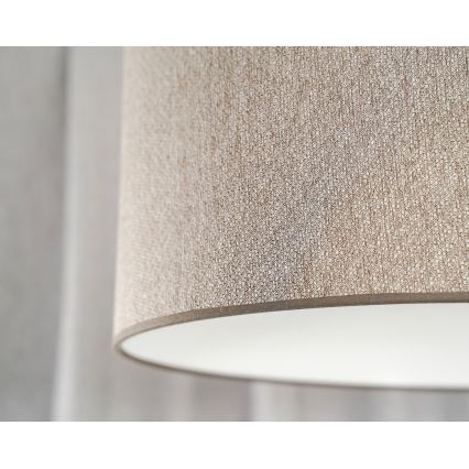 Duolla - Luster na lanku ROLLER ECO RECYCLING 1xE27/15W/230V pr. 45 cm hnedá