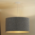 Duolla - Luster na lanku ROLLER ECO RECYCLING 1xE27/15W/230V pr. 45 cm šedá