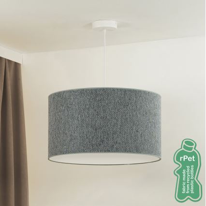 Duolla - Luster na lanku ROLLER ECO RECYCLING 1xE27/15W/230V pr. 45 cm zelená
