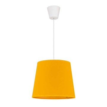 Duolla - Luster na lanku SOLO 1xE27/40W/230V pr. 24 cm žltá