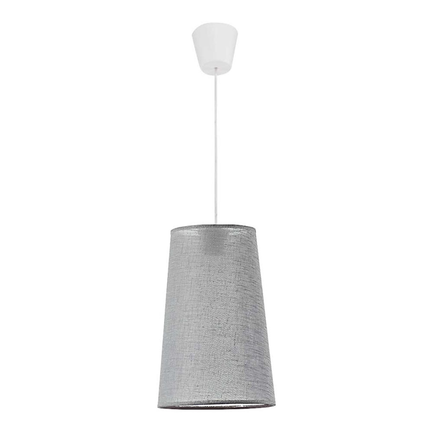 Duolla - Luster na lanku SOUL 1xE27/40W/230V svetlo pr. 19,4 cm šedá