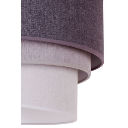 Duolla - Luster na lanku TRIO 1xE27/15W/230V pr. 45 cm antracit/šedá/biela
