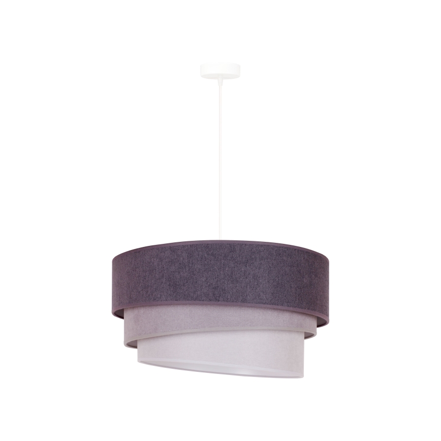 Duolla - Luster na lanku TRIO 1xE27/15W/230V pr. 45 cm antracit/šedá/biela