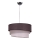 Duolla - Luster na lanku TRIO 1xE27/40W/230V pr. 45 cm antracit/šedá/biela