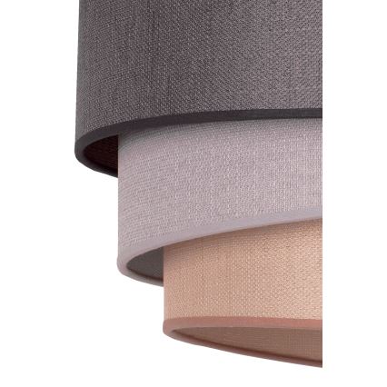 Duolla - Luster na lanku TRIO 1xE27/40W/230V pr. 45 cm antracit/šedá/hnedá