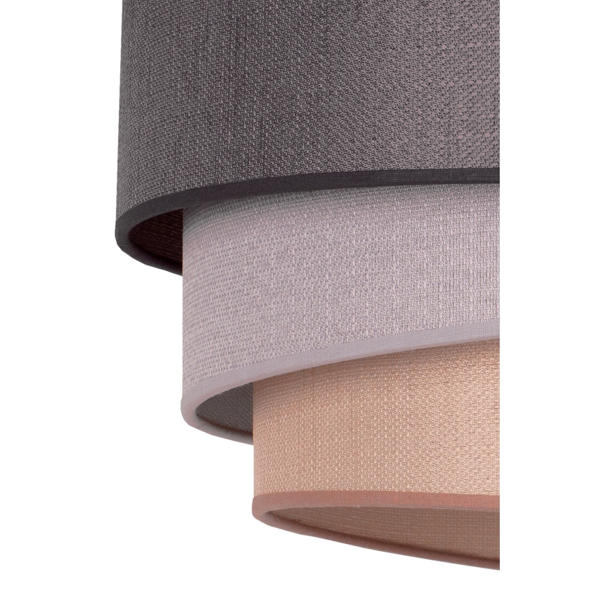Duolla - Luster na lanku TRIO 1xE27/40W/230V pr. 45 cm antracit/šedá/hnedá