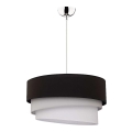 Duolla - Luster na lanku TRIO 1xE27/40W/230V pr. 45 cm čierna/šedá/biela