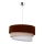 Duolla - Luster na lanku TRIO 1xE27/40W/230V pr. 45 cm hnedá/béžová/biela