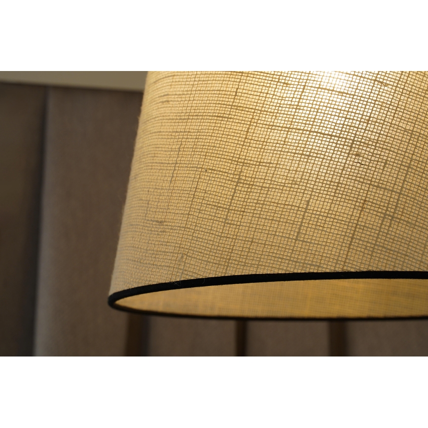 Duolla - Luster na lanku YUTE 1xE27/15W/230V pr. 38 cm šedá/čierna