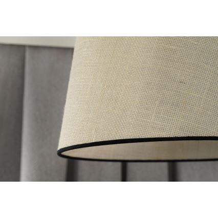 Duolla - Luster na lanku YUTE 1xE27/15W/230V pr. 38 cm šedá/čierna