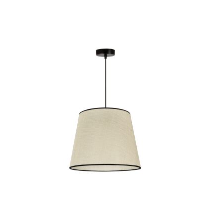 Duolla - Luster na lanku YUTE 1xE27/15W/230V pr. 38 cm šedá/čierna
