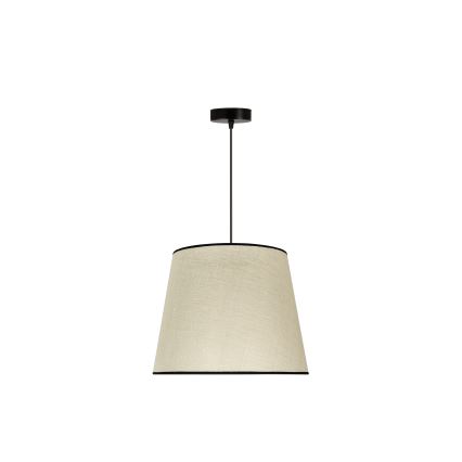 Duolla - Luster na lanku YUTE 1xE27/15W/230V pr. 38 cm šedá/čierna
