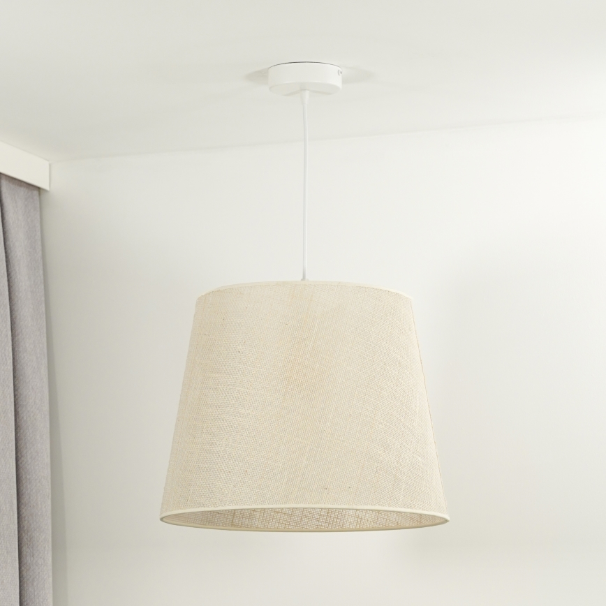 Duolla - Luster na lanku YUTE 1xE27/15W/230V pr. 38 cm šedá