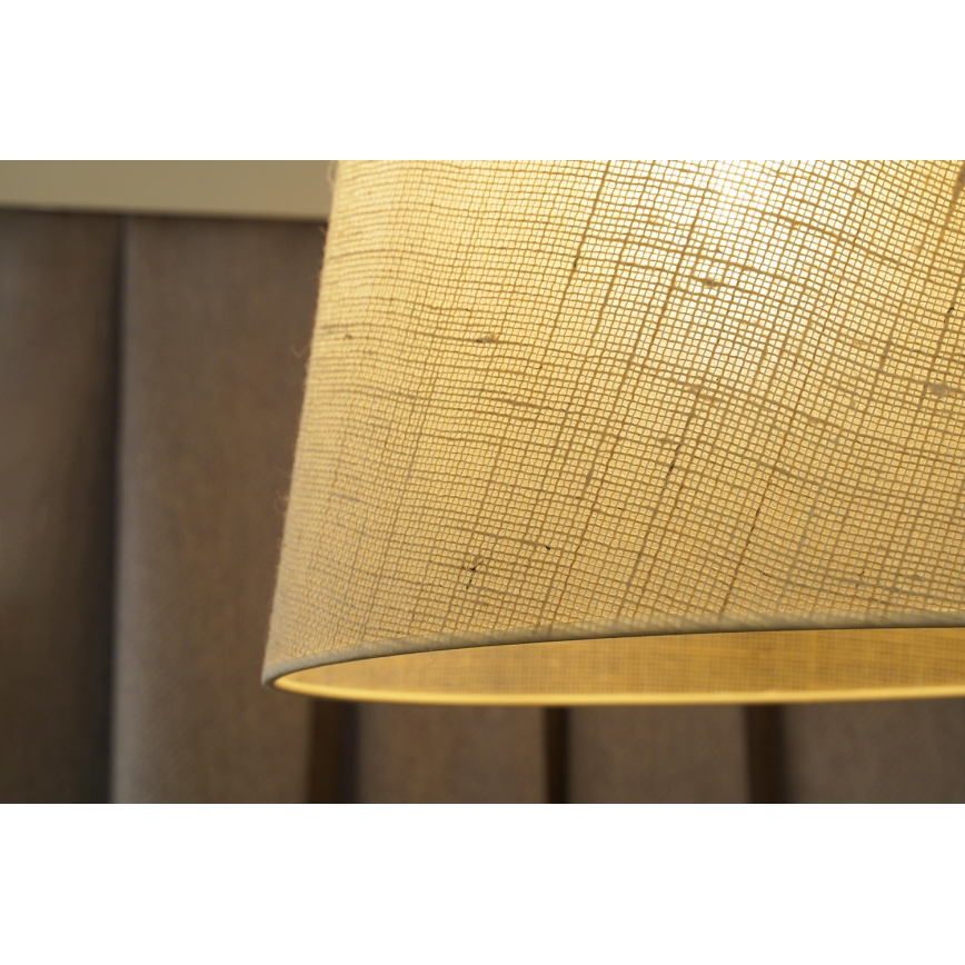 Duolla - Luster na lanku YUTE 1xE27/15W/230V pr. 38 cm šedá