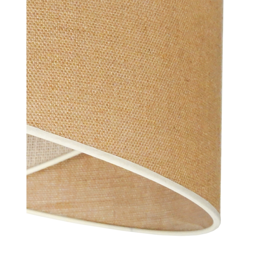 Duolla - Luster na lanku YUTE CELLO 1xE27/15W/230V pr. 45 cm hnedá/šedá