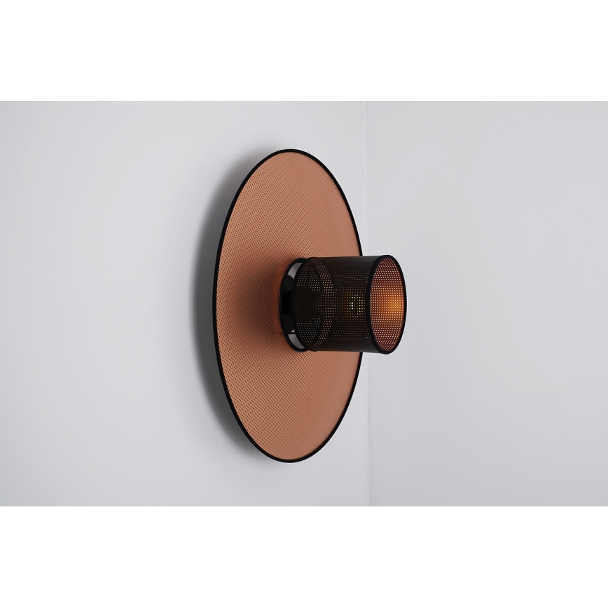 Duolla - Nástenné svietidlo TOKYO SHINY 1xE27/15W/230V pr. 50 cm medená/čierna