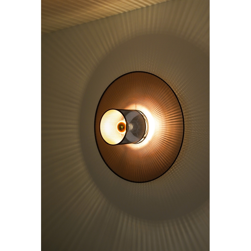 Duolla - Nástenné svietidlo TOKYO SHINY 1xE27/15W/230V pr. 50 cm medená/čierna