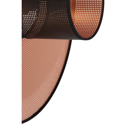 Duolla - Nástenné svietidlo TOKYO SHINY 1xE27/15W/230V pr. 50 cm medená/čierna