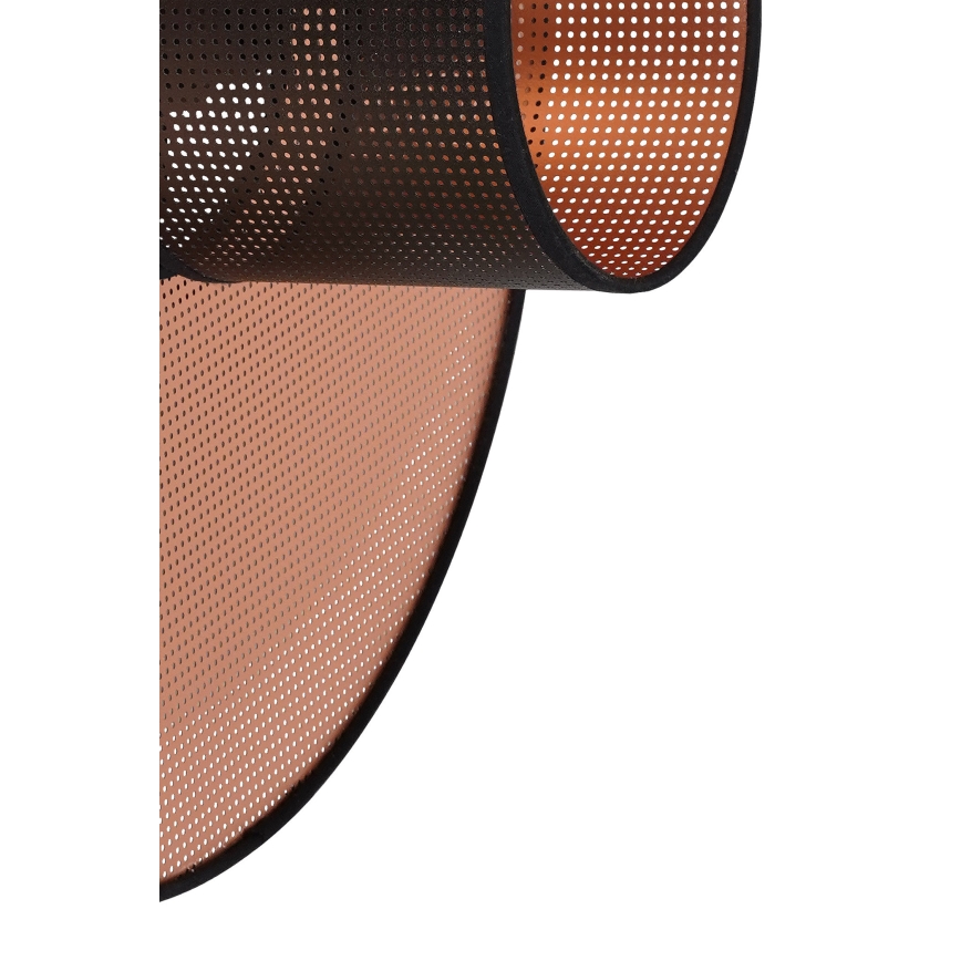 Duolla - Nástenné svietidlo TOKYO SHINY 1xE27/15W/230V pr. 50 cm medená/čierna