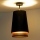 Duolla - Prisadený luster BELL SHINY 1xE27/15W/230V pr. 25 cm čierna/medená