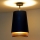 Duolla - Prisadený luster BELL SHINY 1xE27/15W/230V pr. 25 cm modrá/medená