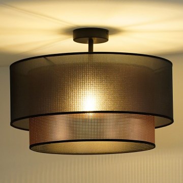 Duolla - Prisadený luster COPPER SHINY 1xE27/15W/230V pr. 45 cm hnedá/medená