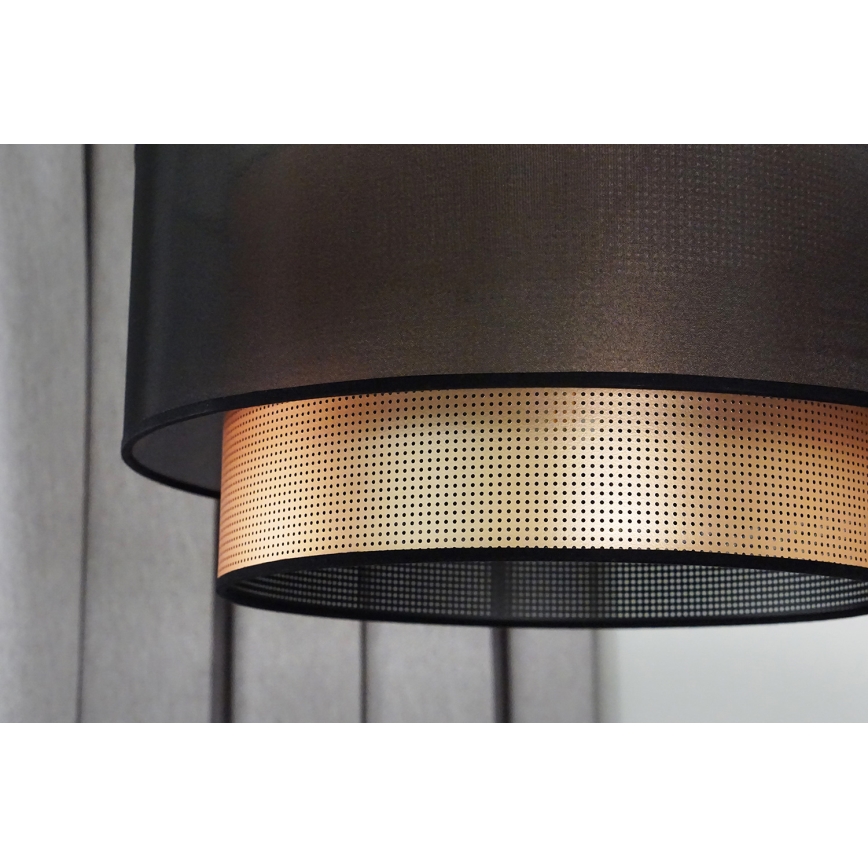 Duolla - Prisadený luster COPPER SHINY 1xE27/15W/230V pr. 45 cm hnedá/medená