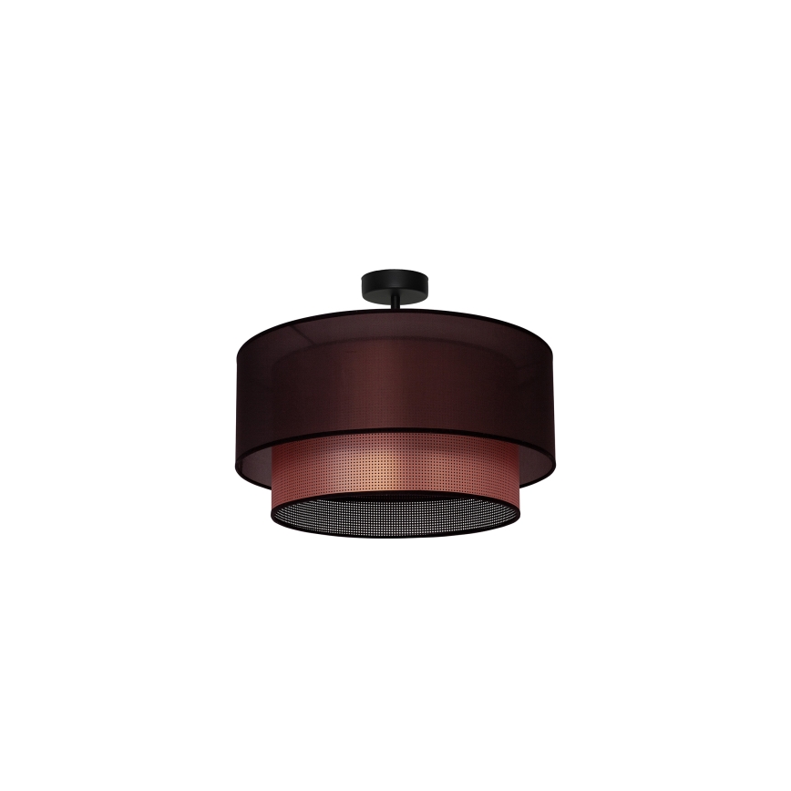 Duolla - Prisadený luster COPPER SHINY 1xE27/15W/230V pr. 45 cm hnedá/medená