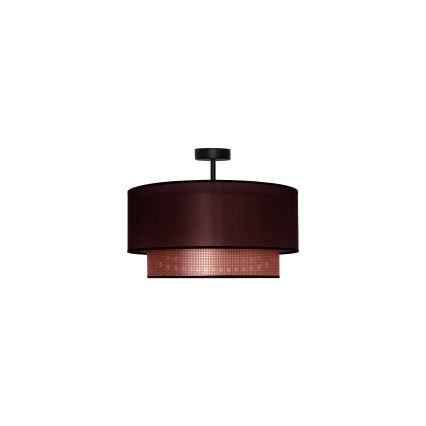 Duolla - Prisadený luster COPPER SHINY 1xE27/15W/230V pr. 45 cm hnedá/medená