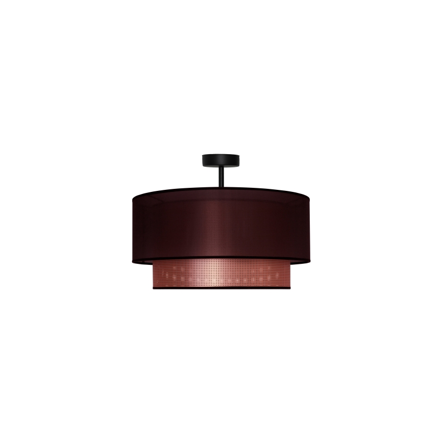 Duolla - Prisadený luster COPPER SHINY 1xE27/15W/230V pr. 45 cm hnedá/medená