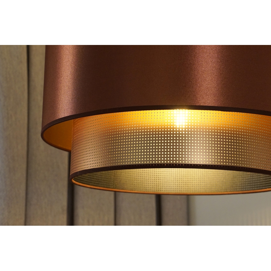 Duolla - Prisadený luster COPPER SHINY 1xE27/15W/230V pr. 45 cm medená