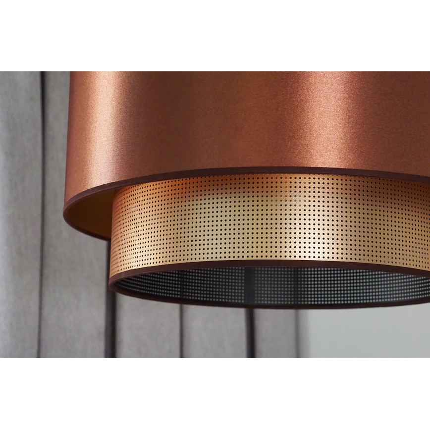 Duolla - Prisadený luster COPPER SHINY 1xE27/15W/230V pr. 45 cm medená