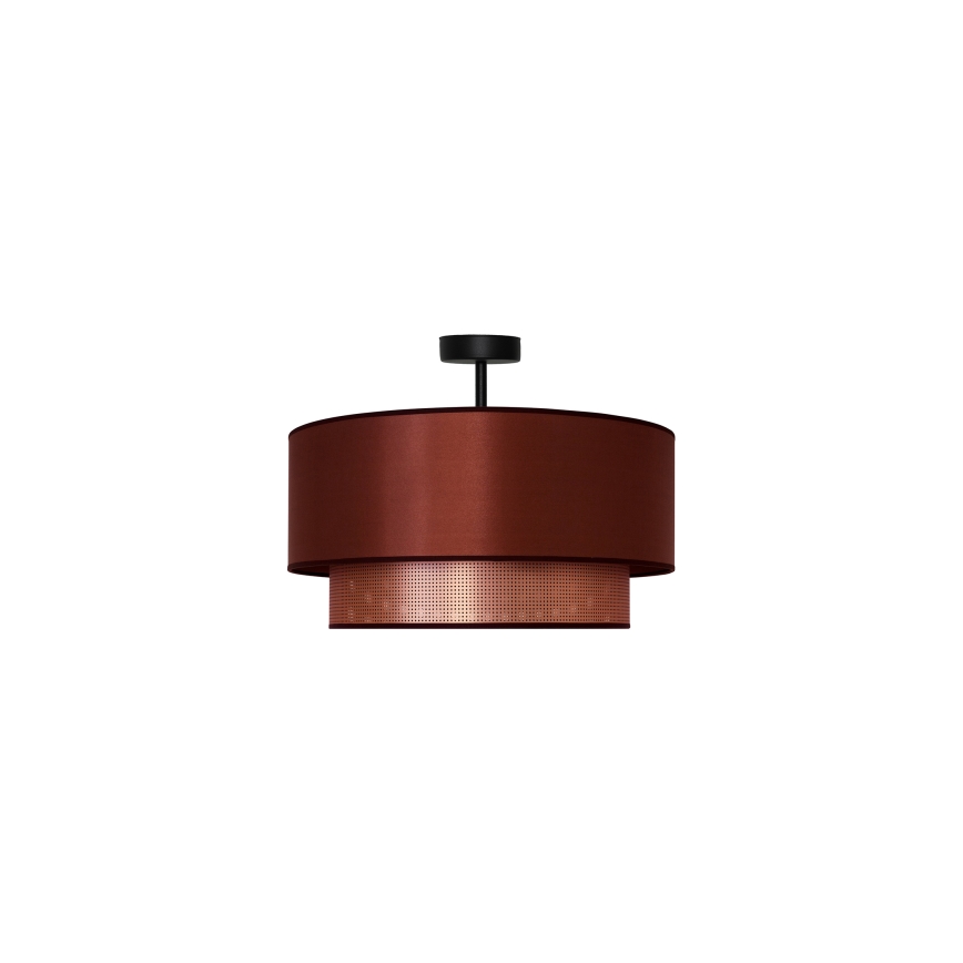 Duolla - Prisadený luster COPPER SHINY 1xE27/15W/230V pr. 45 cm medená